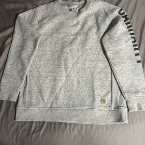 Carhartt Heather Gray Crewneck Sweater Size XL